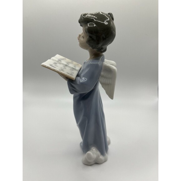 Lladro ANGELIC VOICE Cherub Angel Figurine #5724 Glazed 6.5" No Box - Picture 2 of 6